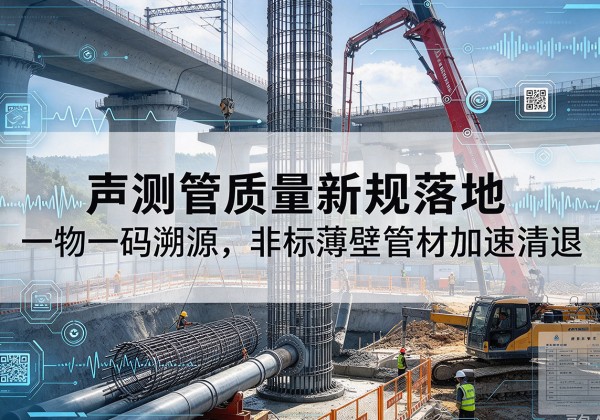 临潼声测管质量新规落地，一物一码溯源，非标薄壁管材加速清退